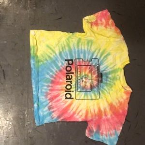 Women’s size medium polaroid tie dye top!